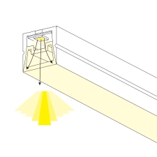 профиль квадратный силиконовый 10х10 мм (тип в) profiled 50м/упак д/led ленты profiled lightstar 441051