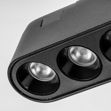 светильник трековый 48v 5w 3000k 24° черный due lightstar 267437