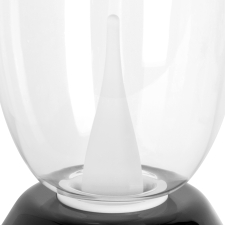 настольная лампа диммируемая 10w 3000k прозрачный/черный uovo iii lightstar 807907